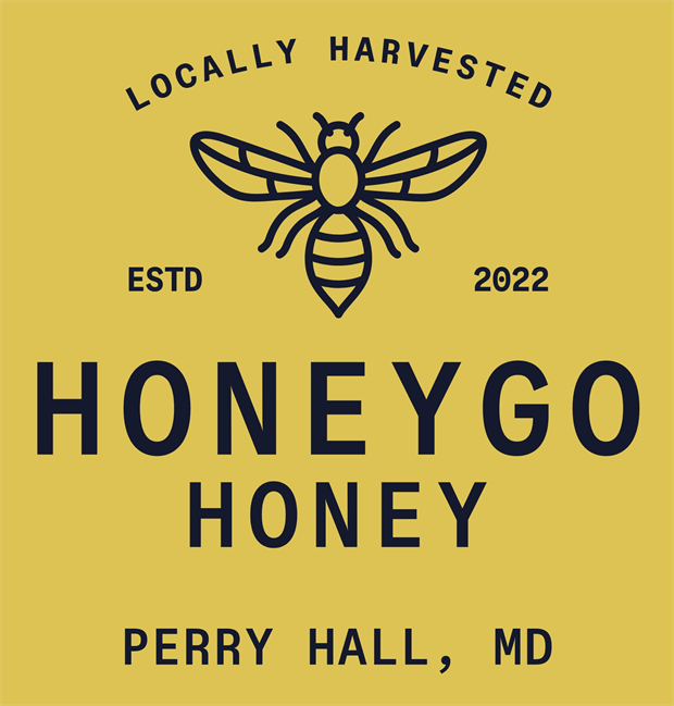 Honeygo Honey — locally harvested, ESTD 2022, Perry Hall, MD